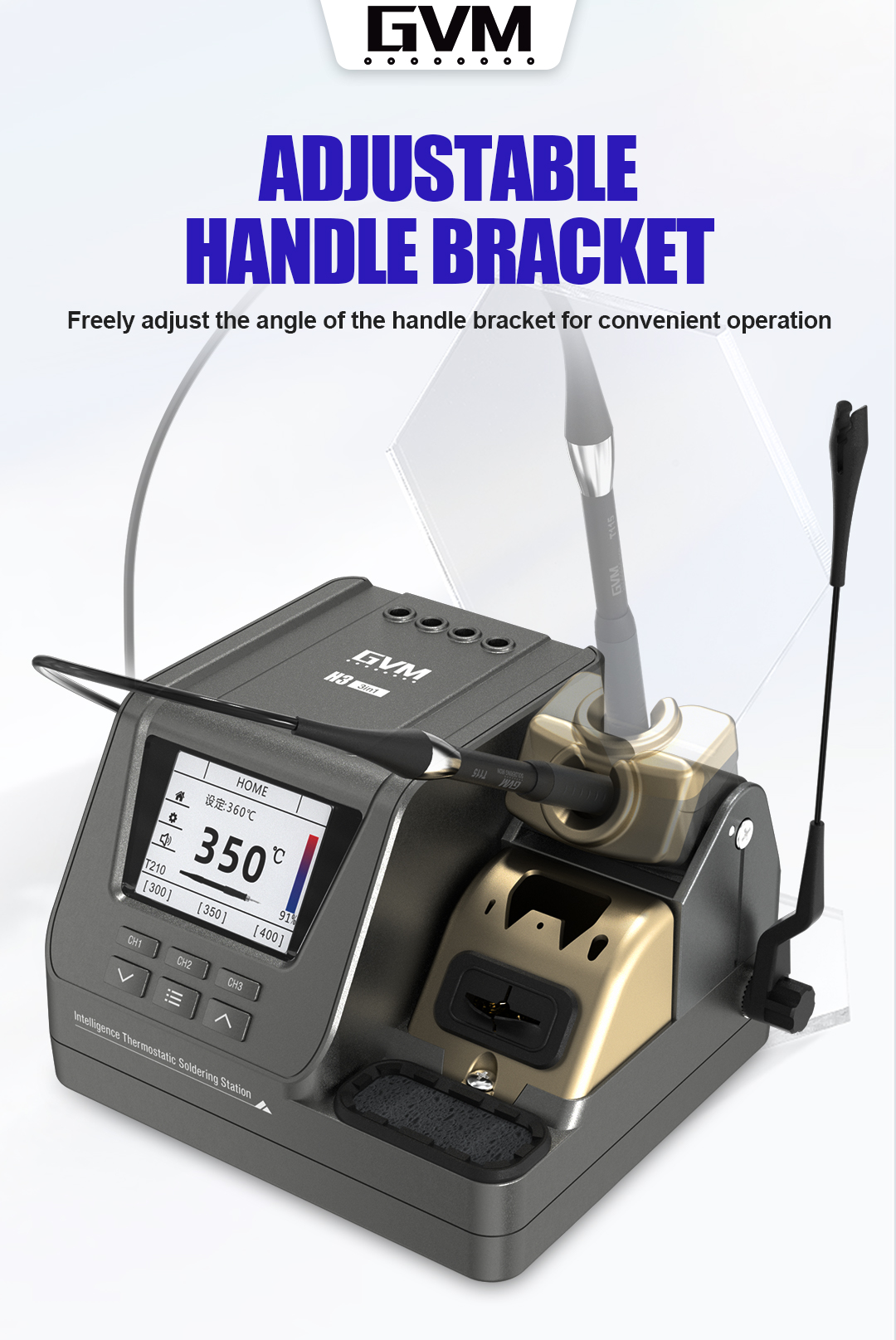 H3 3-in-1 smart soldering station 110V/220V