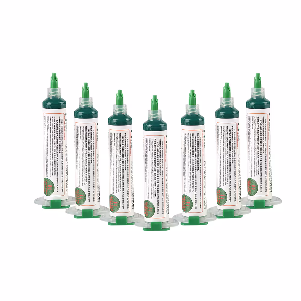 SOLDER MASTUV-curing solder resist is a liquid one